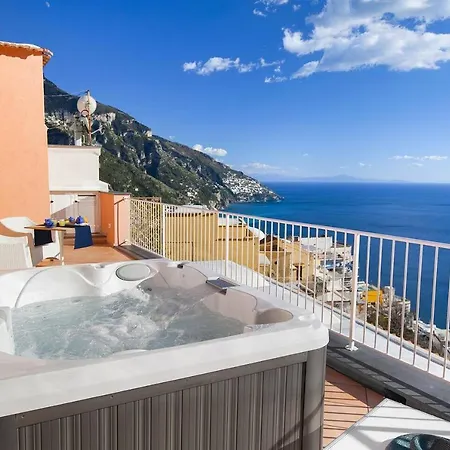 Bluevista Dreamscape Home -Terrace Jacuzzi/Hot Tub Positano Exterior photo